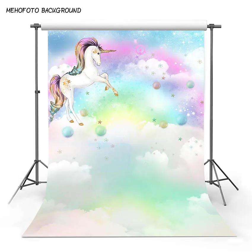 5x7FT background photography Gold Stars Rainbow Sky Unicorn Baby Shower Custom Photography Studio Backgrounds Backdrops
5x7FT background photography Gold Stars Rainbow Sky Unicorn Baby Shower Custom Photography Studio Backgrounds Backdrops