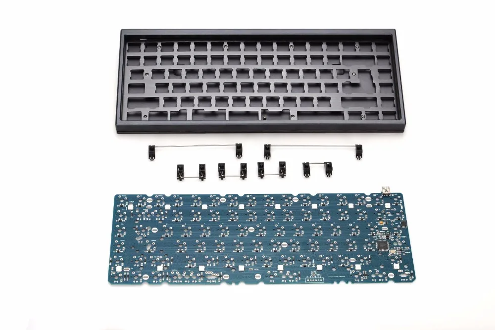 YMDK YMD75 Programmable CNC Anodized Case Plate PCB Underglow RGB For 75% 84 Keyboard ANSI ISO Layout Compatible KBD75
YMDK YMD75 Programmable CNC Anodized Case Plate PCB Underglow RGB For 75% 84 Keyboard ANSI ISO Layout Compatible KBD75