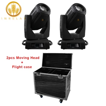 

IMRELAX 2pcs 17R Beam Spot Wash 3in1 Moving Head Light Professional 350W Linear Zoom Stage DJ Light With Flight Case Package