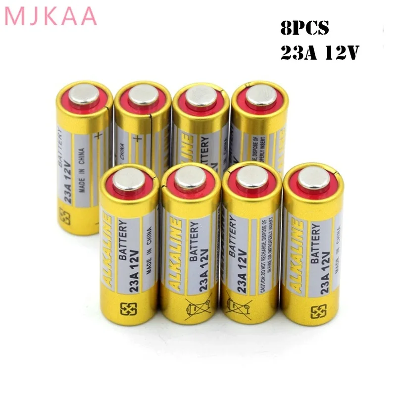 8PCS 12V 23A 23AE 23GA A23 A23S E23A EL12 3LR50 V23GA MN21 L1028 MS21 RV08 VR22 GP23A 21/23 K23A Alkaline Dry Batteries
8PCS 12V 23A 23AE 23GA A23 A23S E23A EL12 3LR50 V23GA MN21 L1028 MS21 RV08 VR22 GP23A 21/23 K23A Alkaline Dry Batteries