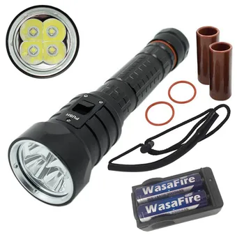 4x L2 U2 LED Diving Flashlight Underwater Waterproof Diver Scuba Diving Torch Flash Light Lamps Lantern by 18650 Battery
4x L2 U2 LED Diving Flashlight Underwater Waterproof Diver Scuba Diving Torch Flash Light Lamps Lantern by 18650 Battery