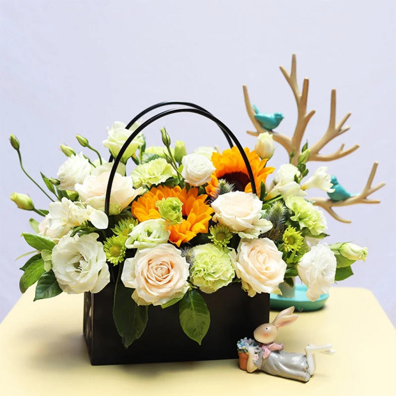 PVC/Kraft Paper Bag Mini Stand Up Gift Bags Open Top Box DIY Flower Bouquet Candy Gift Packaging Carry Tote Bag Party Supplies
PVC/Kraft Paper Bag Mini Stand Up Gift Bags Open Top Box DIY Flower Bouquet Candy Gift Packaging Carry Tote Bag Party Supplies