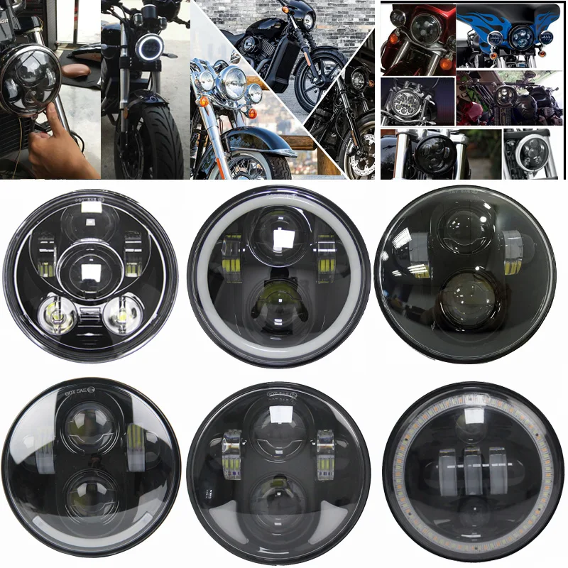 5.75 Inch Led Headlight 5.75" Led Headlamp for Har-ley Motorcycle Dyna, Softail, Sportster, Super Glide Headlight LED
5.75 Inch Led Headlight 5.75" Led Headlamp for Har-ley Motorcycle Dyna, Softail, Sportster, Super Glide Headlight LED