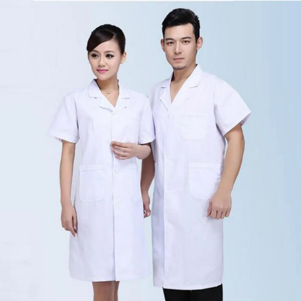 New Short-sleeved Medical White Coat Doctor Women or Men Experimental Physician Clothing Nurses Pharmacy Uniforms
New Short-sleeved Medical White Coat Doctor Women or Men Experimental Physician Clothing Nurses Pharmacy Uniforms