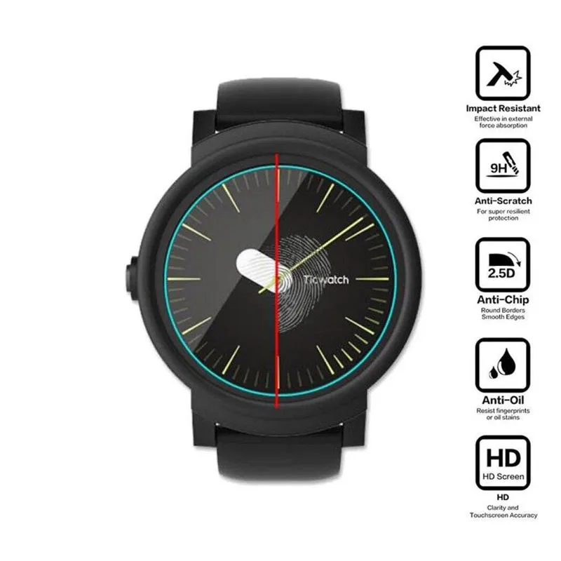 Защитная пленка из закаленного стекла HD ультра прозрачная защита для Tic Smart Watch