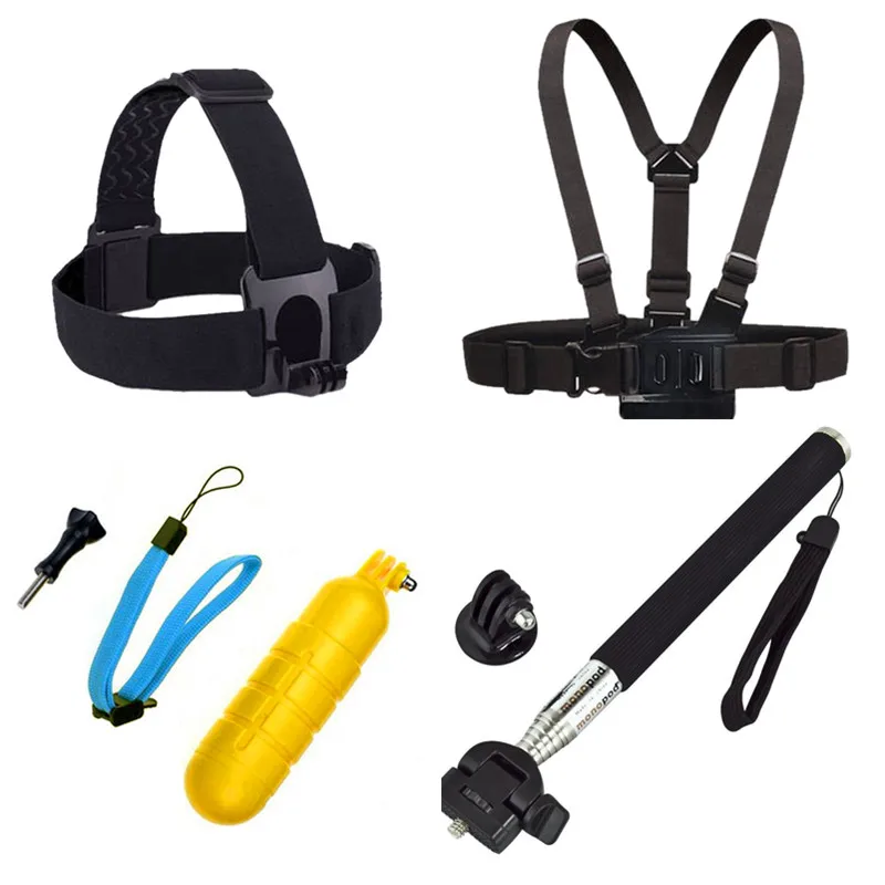 Accessories Set Helmet Harness Chest Belt Head Mount Strap Monopod for Gopro Hero 4 3+ for SJCAM Sj4000 For Xiaomi Yi 4K
Accessories Set Helmet Harness Chest Belt Head Mount Strap Monopod for Gopro Hero 4 3+ for SJCAM Sj4000 For Xiaomi Yi 4K