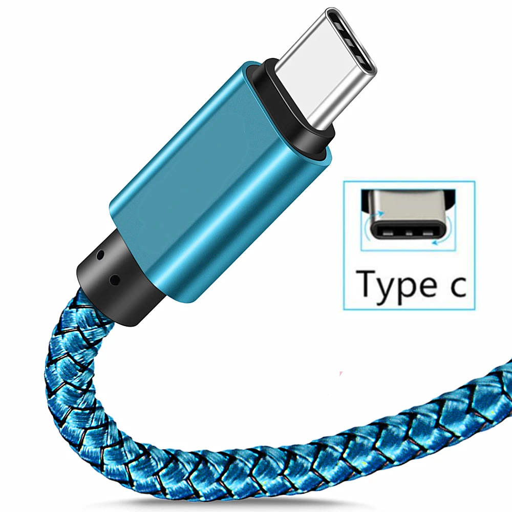 USB Type C Cable 2.4A Fast Charging Smartphone Data Sync Transfer Charger Nylon Cord for Samsung Galaxy Note 10 9 8 A50 A40 A70
USB Type C Cable 2.4A Fast Charging Smartphone Data Sync Transfer Charger Nylon Cord for Samsung Galaxy Note 10 9 8 A50 A40 A70
