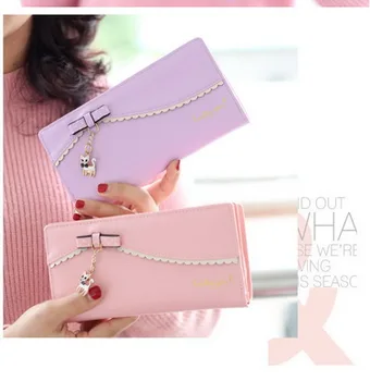 by dhl or ems 100pcs bow lace embossing women wallet cute small pendant wallet long zipper tassel women purse two fold wallet
by dhl or ems 100pcs bow lace embossing women wallet cute small pendant wallet long zipper tassel women purse two fold wallet