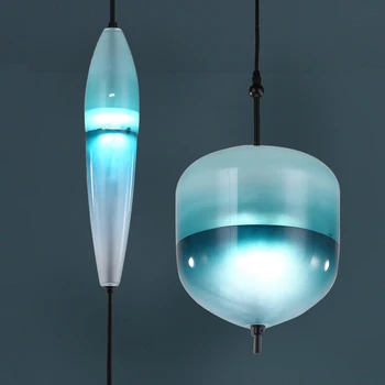 Nordic modern teardrop-shaped blue glass pendant light LED art deco simple white hanging lamp for living room MING
Nordic modern teardrop-shaped blue glass pendant light LED art deco simple white hanging lamp for living room MING