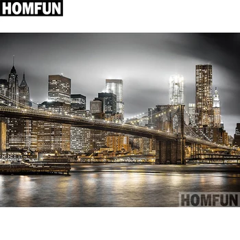 HOMFUN Full Square/Round Drill 5D DIY Diamond Painting "Bridge City" Embroidery Cross Stitch 5D Home Decor Gift A03997
HOMFUN Full Square/Round Drill 5D DIY Diamond Painting "Bridge City" Embroidery Cross Stitch 5D Home Decor Gift A03997