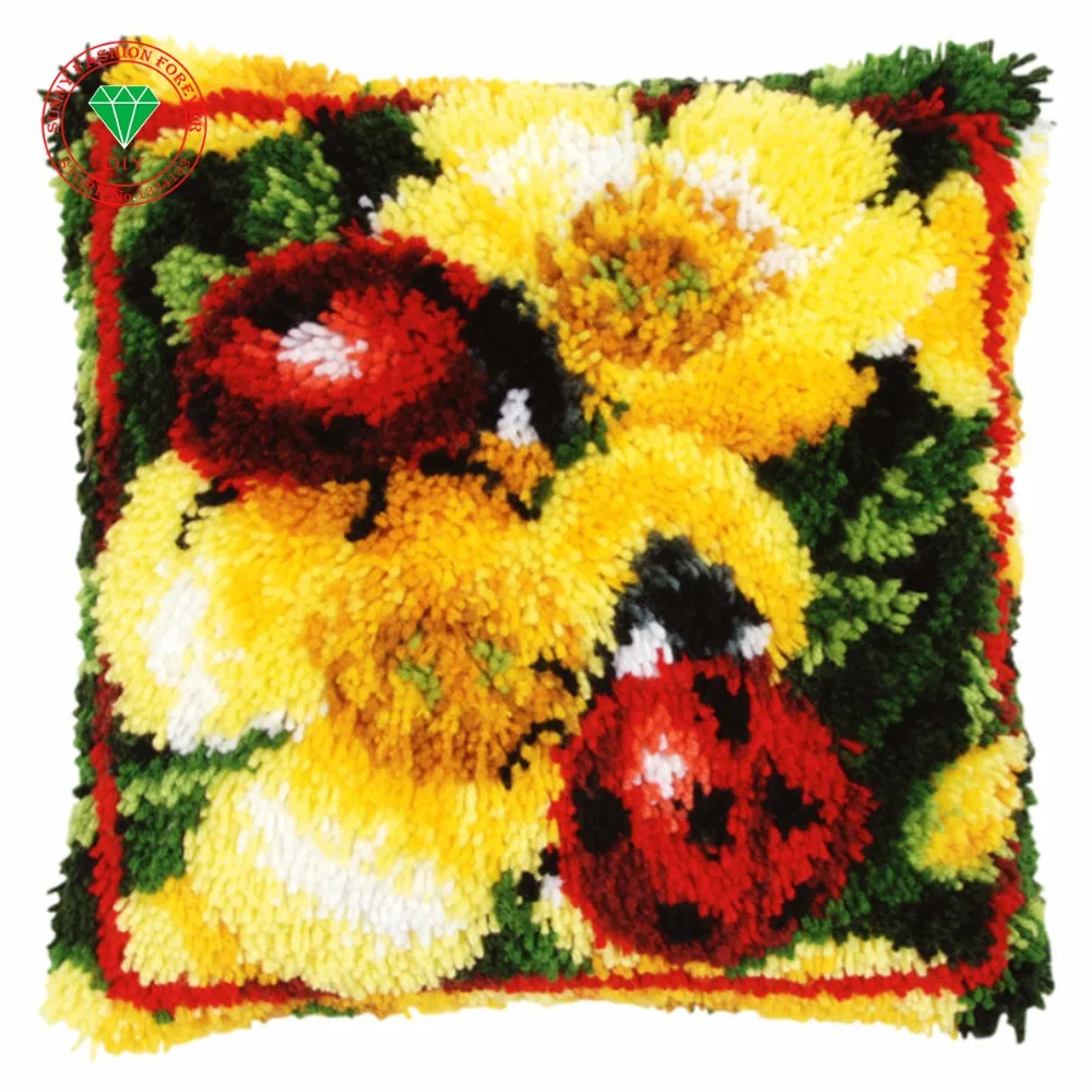 Diy Pillowcase Flowers Latch hook kits cross stitch thread embroidery kits Carpet embroidery cushion embroidered carpet mats
Diy Pillowcase Flowers Latch hook kits cross stitch thread embroidery kits Carpet embroidery cushion embroidered carpet mats