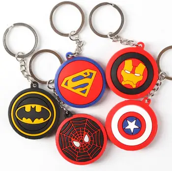 Super Heroes Captain America Ironman Spiderman Superman Batman Keychain Action Figure Toy The Avengers PVC Toys for Children
Super Heroes Captain America Ironman Spiderman Superman Batman Keychain Action Figure Toy The Avengers PVC Toys for Children