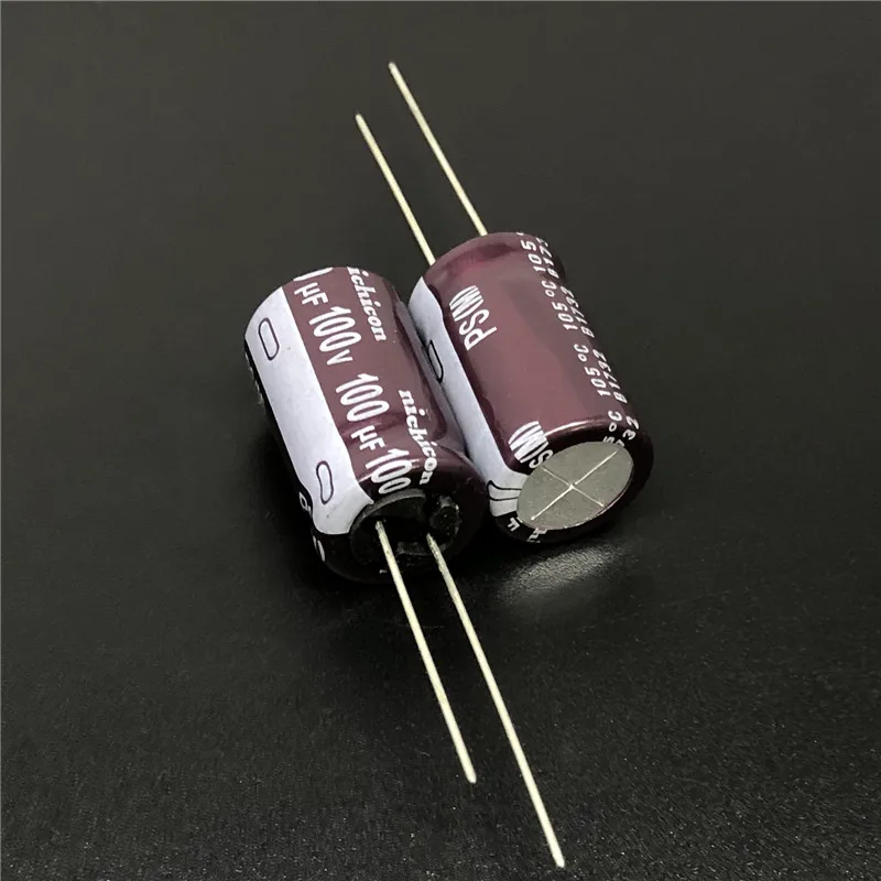 5 шт./50 шт. 100 МКФ в NICHICON PS серия 12 5x20 мм низкое сопротивление 100V100uF алюминиевый