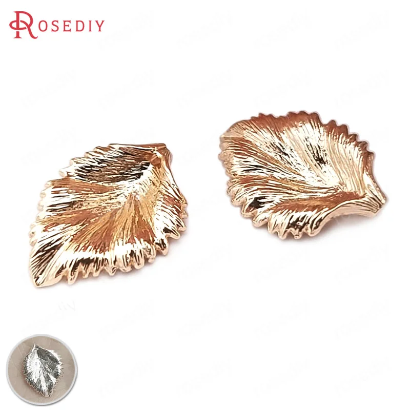10PCS 12x17MM 24K Gold Plated Brass Tree Leaf Charms Leaves Beads Caps High Quality Diy Jewelry Findings Accessories Wholesale
10PCS 12x17MM 24K Gold Plated Brass Tree Leaf Charms Leaves Beads Caps High Quality Diy Jewelry Findings Accessories Wholesale