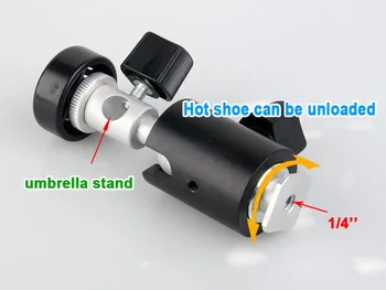 Tripod Heads C Type 360 Swivel Flash Shoe Umbrella Holder Light Stand Tripod Bracket Adapter
Tripod Heads C Type 360 Swivel Flash Shoe Umbrella Holder Light Stand Tripod Bracket Adapter