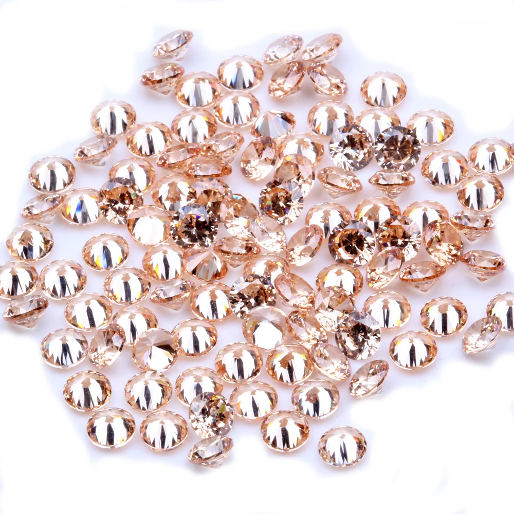 1000pcs AAAAA+ 0.8-4mm CZ Stone Round Cut Beads Champagne Color Cubic Zirconia Synthetic Gems For Jewelry
1000pcs AAAAA+ 0.8-4mm CZ Stone Round Cut Beads Champagne Color Cubic Zirconia Synthetic Gems For Jewelry