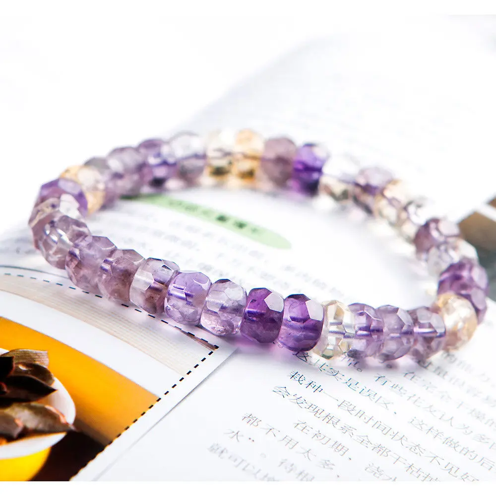 Genuine Natural Ametrine Bracelets For Women Lady Charms 9x6mm Yellow Purple Gemstone Stretch Crystal Bracelet Jewelry AAAA
Genuine Natural Ametrine Bracelets For Women Lady Charms 9x6mm Yellow Purple Gemstone Stretch Crystal Bracelet Jewelry AAAA