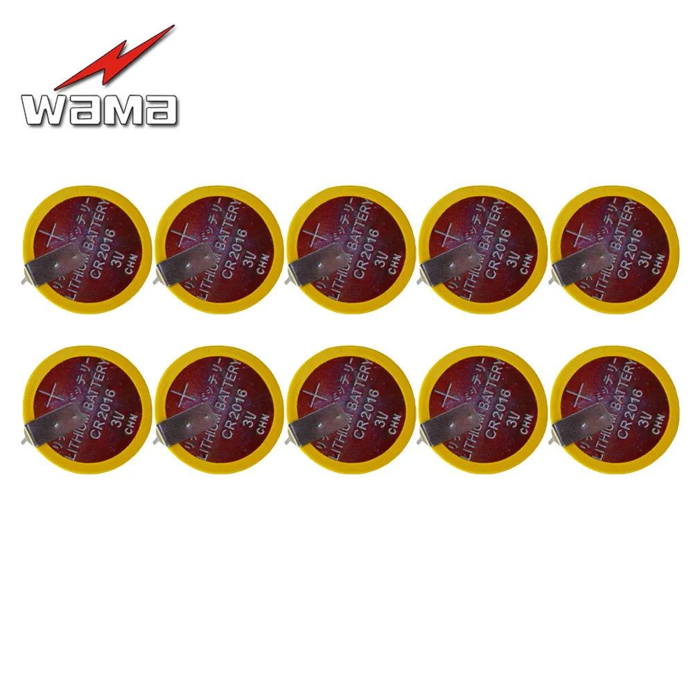 Батарейки Wama CR2016, 10 шт./лот, 3 в, 180 градусов, 2 фута, для сварки, пайки, аксессуары для Bluetooth, батарейки 2016
Батарейки Wama CR2016, 10 шт./лот, 3 в, 180 градусов, 2 фута, для сварки, пайки, аксессуары для Bluetooth, батарейки 2016