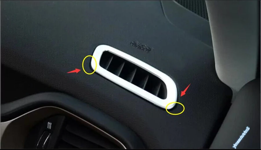 Yimaautotrims Auto Accessory Air Conditioning AC Outlet Vent Cover Trim ABS Fit For Jeep Renegade 2015 2016 2017 2018 2019 2020
Yimaautotrims Auto Accessory Air Conditioning AC Outlet Vent Cover Trim ABS Fit For Jeep Renegade 2015 2016 2017 2018 2019 2020