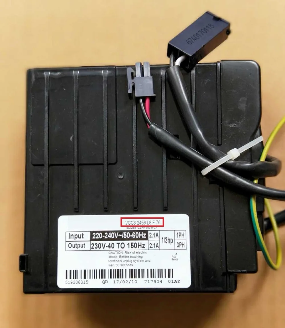 0061800117 VCC3 2456 L8 F 76 Good Working Tested