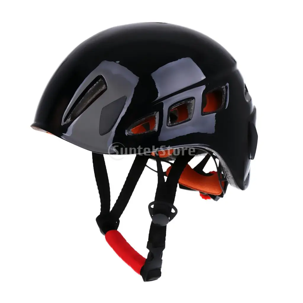 Safe Rock Climbing Downhill Caving Rappelling Rescue Helmet Protector White