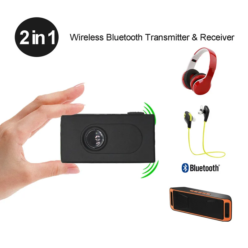 2 in 1 Bluetooth V4.2 Transmitter Receiver Wireless A2DP 3.5mm Stereo Audio Music Adapter with aptX & aptX Low Latency
2 in 1 Bluetooth V4.2 Transmitter Receiver Wireless A2DP 3.5mm Stereo Audio Music Adapter with aptX & aptX Low Latency
