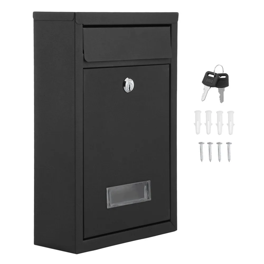 Practical Lockable Letter Box Wall Mounted Post Mail Box Durable Mailbox Secure Postbox Safe Heavy Duty Letterbox 32X21.5X8CM
Practical Lockable Letter Box Wall Mounted Post Mail Box Durable Mailbox Secure Postbox Safe Heavy Duty Letterbox 32X21.5X8CM