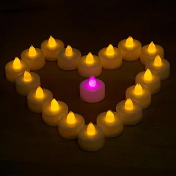 24 pcs Flickering Flameless LED Tea light Flicker Tea Candle Light Party Wedding Candels Safety
24 pcs Flickering Flameless LED Tea light Flicker Tea Candle Light Party Wedding Candels Safety