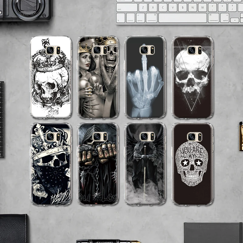 Personality Crown Skull Head TPU Cover for Samsung Galaxy S4 S5 MINI S6 S7 Edge S8 S9 Plus Note 4 5 8 9 Silicone Phone Case
Personality Crown Skull Head TPU Cover for Samsung Galaxy S4 S5 MINI S6 S7 Edge S8 S9 Plus Note 4 5 8 9 Silicone Phone Case