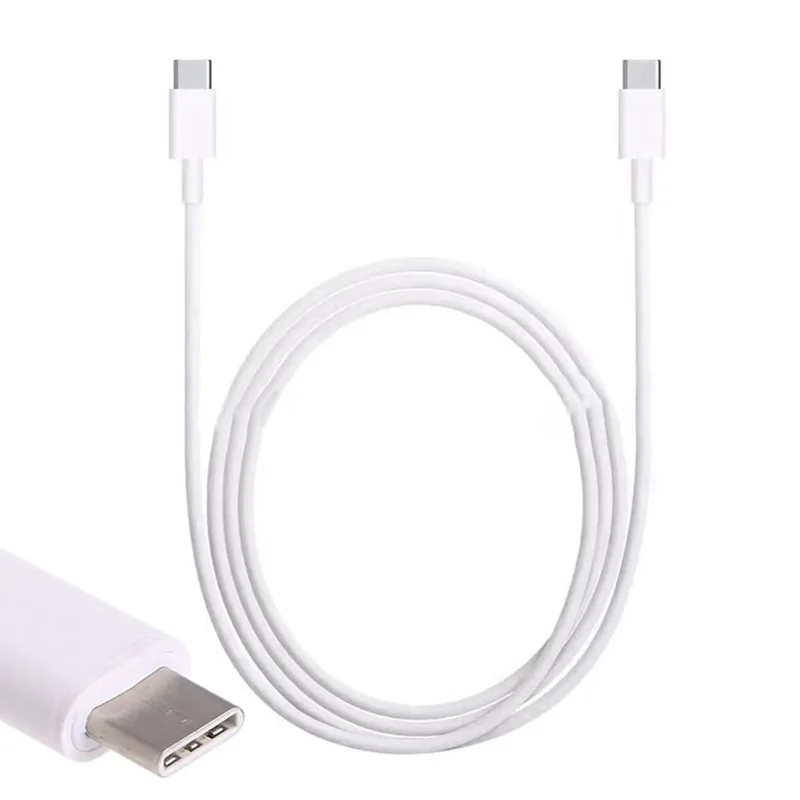 USB Type-C to USB-C 3.1 Charging Cable Male to Male Connector Cable Fast Charging Cord USB Charging Data Sync Cable
USB Type-C to USB-C 3.1 Charging Cable Male to Male Connector Cable Fast Charging Cord USB Charging Data Sync Cable