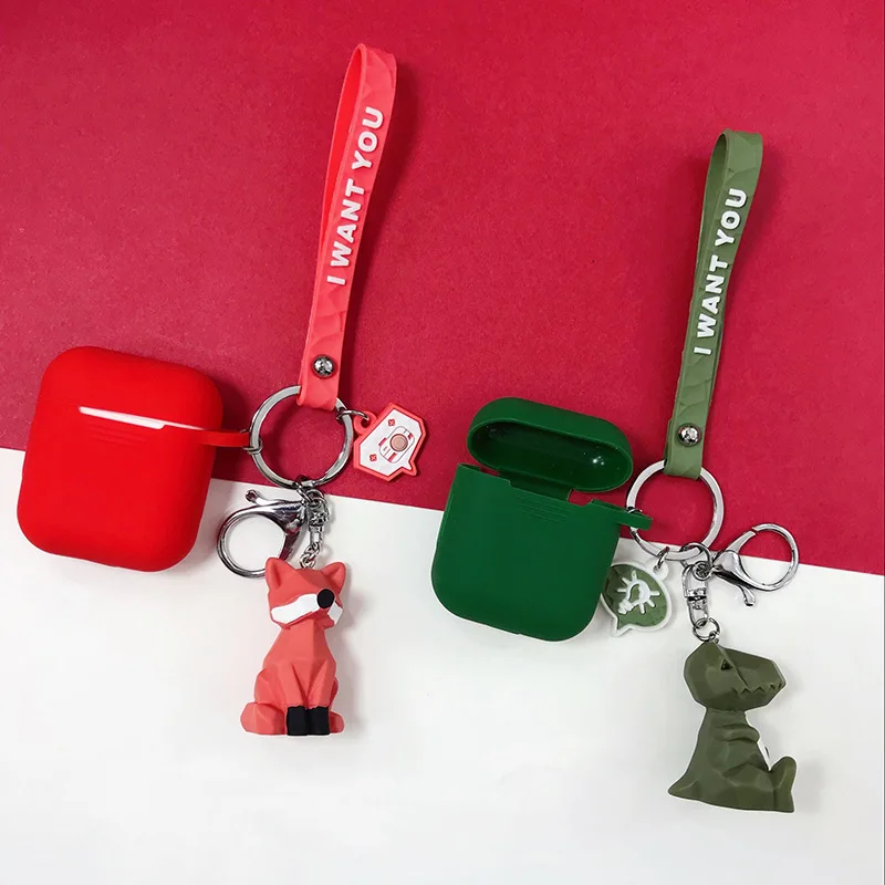 Animal Apple Airpods Keychain geometric koala panda dinosaur Funda airpods apple keychain shockproof Protective Case Airpods 2
Animal Apple Airpods Keychain geometric koala panda dinosaur Funda airpods apple keychain shockproof Protective Case Airpods 2