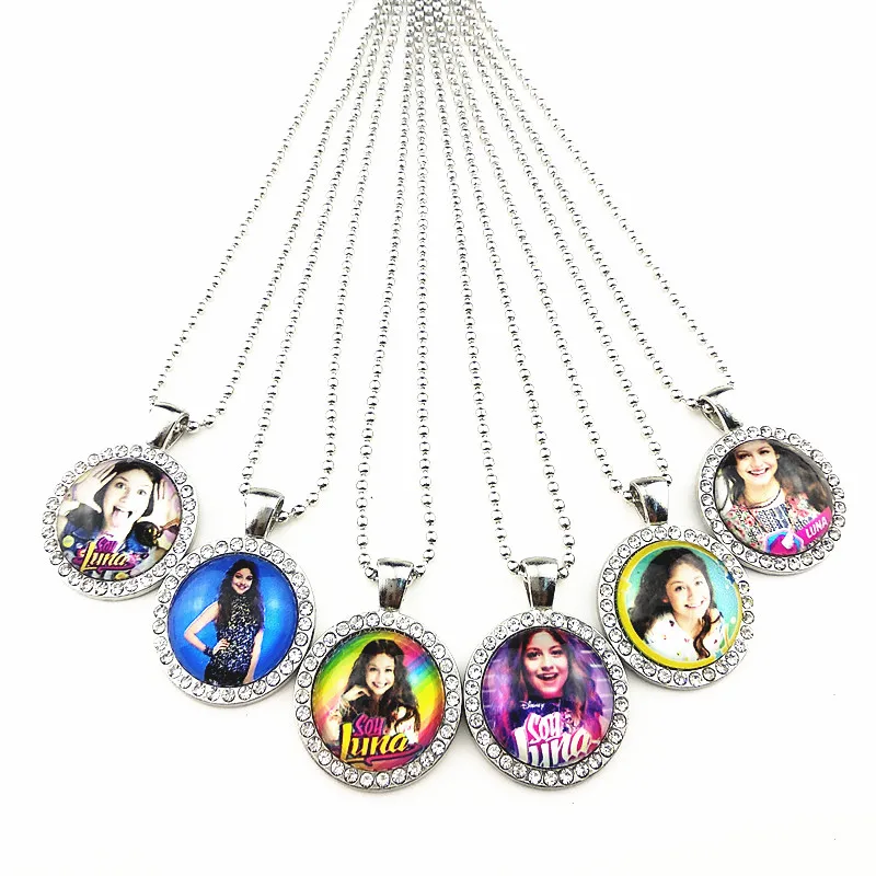 24pcs Super pop singer Soy Luna necklace Soy Luna Photo silver moon glass pandent Jewellery wholesale for girl party gift
24pcs Super pop singer Soy Luna necklace Soy Luna Photo silver moon glass pandent Jewellery wholesale for girl party gift