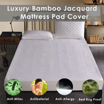 LFH Bamboo Jacquard Waterproof Mattress Pad Cover Deep Pocket Mattress Cover For Bed Mattress Protector Matelas Anti Mites
LFH Bamboo Jacquard Waterproof Mattress Pad Cover Deep Pocket Mattress Cover For Bed Mattress Protector Matelas Anti Mites
