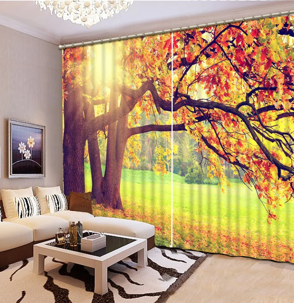 auturn curtains Landscape Scenery Beauty Digital Photo Printing Blackout 3D Curtains for Living Room
auturn curtains Landscape Scenery Beauty Digital Photo Printing Blackout 3D Curtains for Living Room