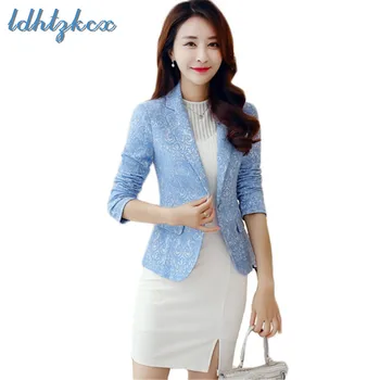 LDHTZKCX Print Large Size Short Slim Blazers Women 2018 Autumn New Office Lady Single Button Pocket Notched Collar Blazers LD599
LDHTZKCX Print Large Size Short Slim Blazers Women 2018 Autumn New Office Lady Single Button Pocket Notched Collar Blazers LD599