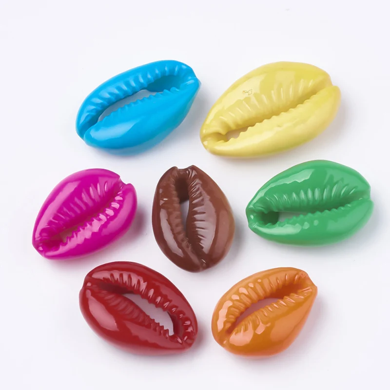 200pcs Spray Paint Cowrie Shell Beads Two Tone No Hole/Undrilled Mixed Color For DIY Jewelry Making Handicrafts Supplies
200pcs Spray Paint Cowrie Shell Beads Two Tone No Hole/Undrilled Mixed Color For DIY Jewelry Making Handicrafts Supplies