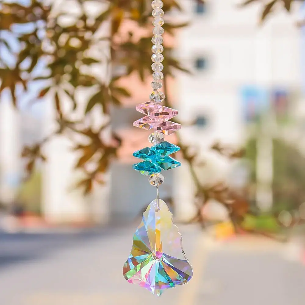 H&D Chandelier Crystal Maple Leaf Suncatcher Rainbow Maker Window Sun Catcher Ornament Fengshui Hanging Pendant for Home Wedding
H&D Chandelier Crystal Maple Leaf Suncatcher Rainbow Maker Window Sun Catcher Ornament Fengshui Hanging Pendant for Home Wedding