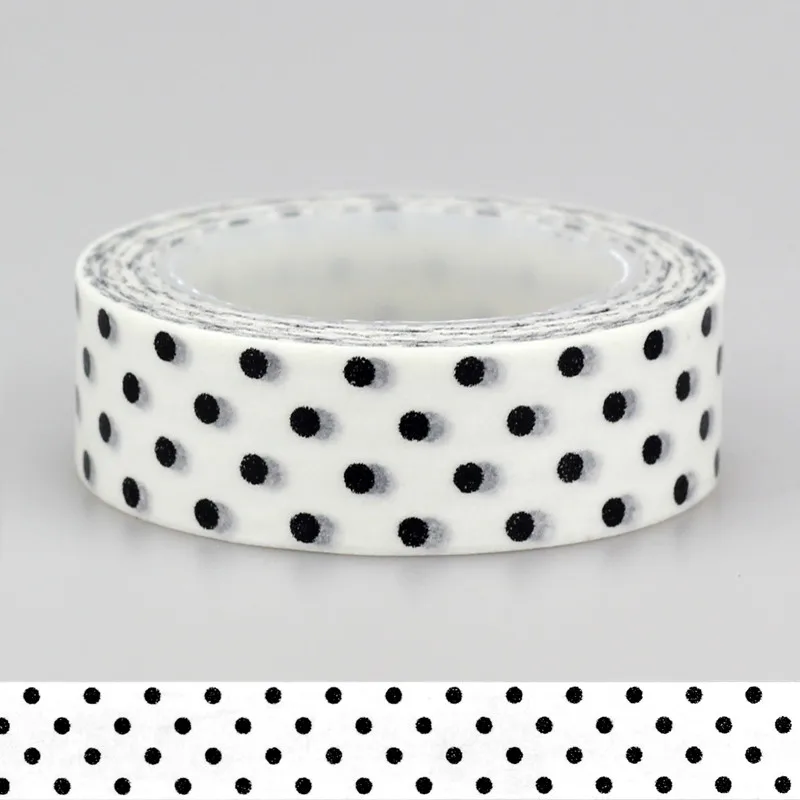 NEW 1X/Lot Pattern for choice black dots Print Scrapbooking DIY Sticker Decorative Masking Washi TapeRice Paper Japanese10m
NEW 1X/Lot Pattern for choice black dots Print Scrapbooking DIY Sticker Decorative Masking Washi TapeRice Paper Japanese10m