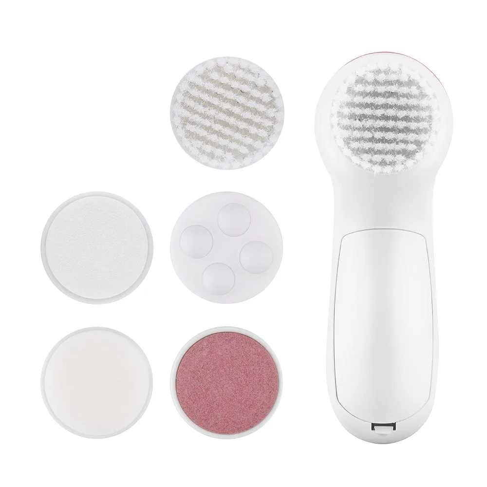 5 In 1 Electric Facial Cleanser Brush Wash Face Cleansing Device Machine Pore Acne Cleaner Body Massage Skin Care Beauty Tool
5 In 1 Electric Facial Cleanser Brush Wash Face Cleansing Device Machine Pore Acne Cleaner Body Massage Skin Care Beauty Tool