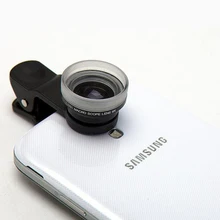 Universal Clip Mobile Phone Lens 6X Macro Scope Lens Optical Lenses For iphone 5s 6 Samsung Huawei Sony Asus Xiaomi Redmi note 3