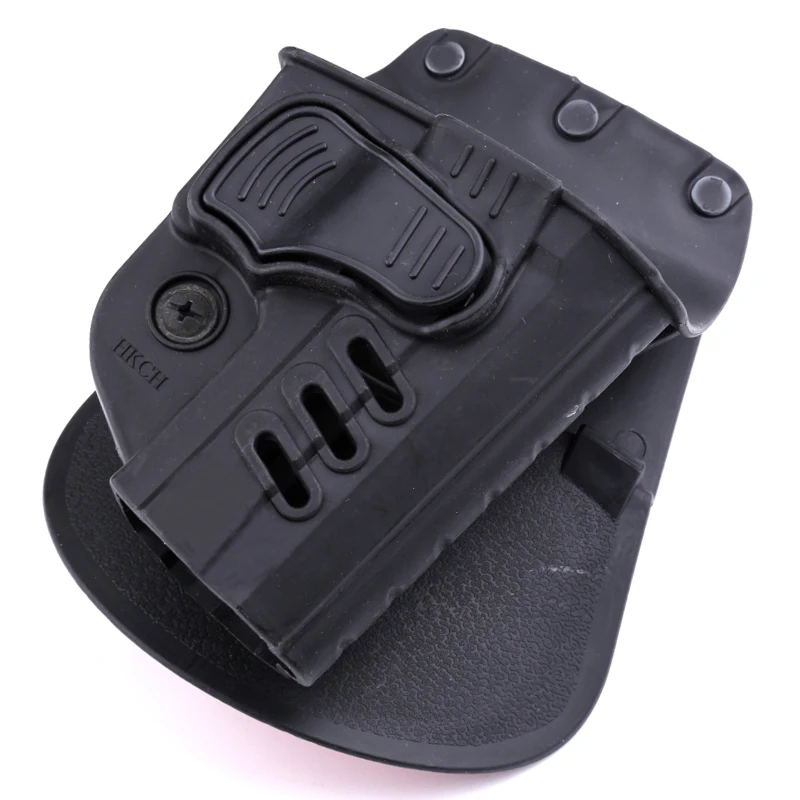 Hunting Right Hand Belt Loop Paddle HKCH Rapid Release System Belt Holster Fits Tactical Gun H&K USP Compact 9mm
Hunting Right Hand Belt Loop Paddle HKCH Rapid Release System Belt Holster Fits Tactical Gun H&K USP Compact 9mm