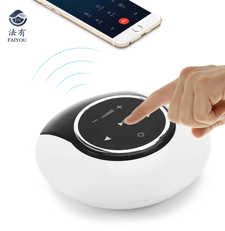 Faiyou Беспроводной Bluetooth аудио mini Освещение Динамик с светодиодный свет эхолот голосовое устройство осязаемый Bluetooth 4.2
Faiyou Беспроводной Bluetooth аудио mini Освещение Динамик с светодиодный свет эхолот голосовое устройство осязаемый Bluetooth 4.2