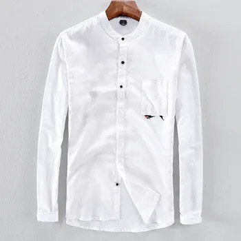 2020 men fall on the new Chinese style collar long-sleeved linen shirt printed linen material casual shirt
2020 men fall on the new Chinese style collar long-sleeved linen shirt printed linen material casual shirt