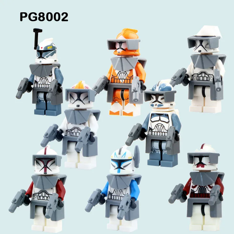 CZHY WHOLESALE Star Wars 7 The Force Awakens Clone Trooper Commander Fox Rex Building Blocks Figures Xmas Gift Toys PG8002
CZHY WHOLESALE Star Wars 7 The Force Awakens Clone Trooper Commander Fox Rex Building Blocks Figures Xmas Gift Toys PG8002