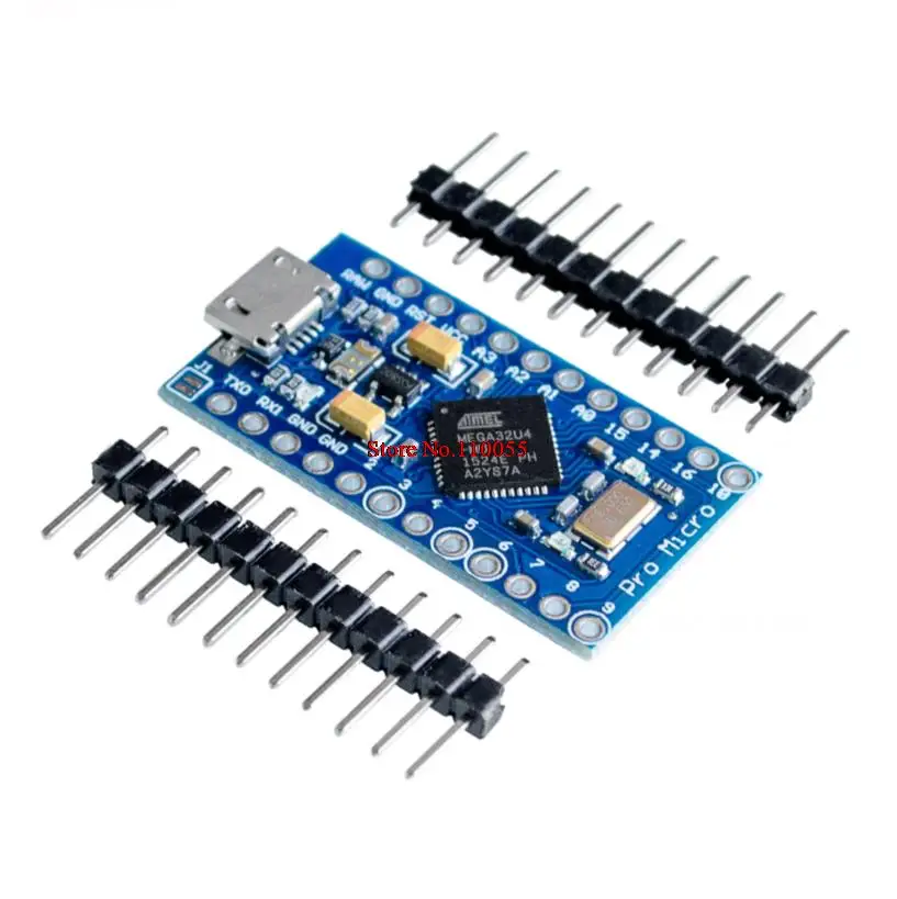 New Pro Micro ATmega32U4 5V/16MHz Module with 2 row pin header For Leonardo in stock
New Pro Micro ATmega32U4 5V/16MHz Module with 2 row pin header For Leonardo in stock