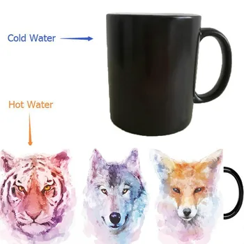 Tiger Wolf Fox Cat Owl Dog Panda Rabbit Horse Mugs Heat Changing Color Heat Reveal Kid Magic Tea Coffee Ceramic Kid Gifts
Tiger Wolf Fox Cat Owl Dog Panda Rabbit Horse Mugs Heat Changing Color Heat Reveal Kid Magic Tea Coffee Ceramic Kid Gifts