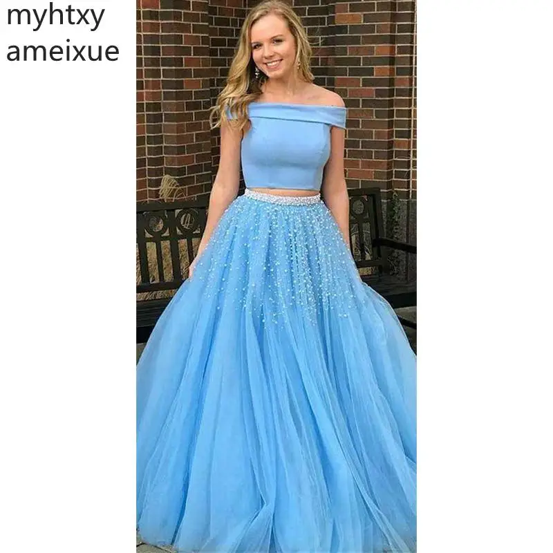 2019 Simple Plus Size Evening Dress2 Pieces Beaded Blue Prom Dress Two Pieces Graduation Party Dess Evening Gowns Robe De Soiree
2019 Simple Plus Size Evening Dress2 Pieces Beaded Blue Prom Dress Two Pieces Graduation Party Dess Evening Gowns Robe De Soiree