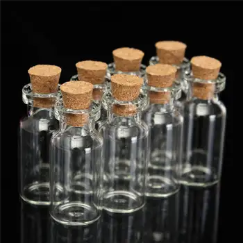 Hot Fashion 22*45*12.5mm 8ml Small Cute Mini Wishing Cork Stopper Glass Bottles Vials Jars Containers
Hot Fashion 22*45*12.5mm 8ml Small Cute Mini Wishing Cork Stopper Glass Bottles Vials Jars Containers