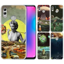 Ретро планетарный художественный чехол для huawei Honor 8X Y9 20 9 10 Lite Play 8C 8A Pro V20 20i Y6 Y7 Y5 2019 жесткий чехол для телефона pc Casos(China)
