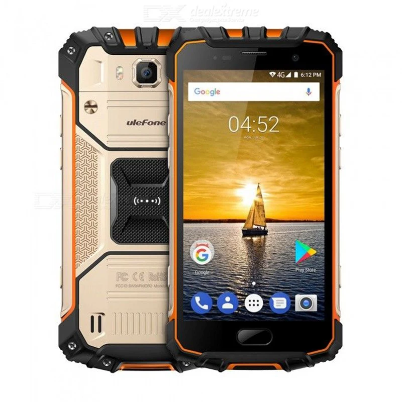 Ulefone Armor 2 IP68 Waterproof Mobile Phone Android 7.0 5.0" FHD MTK6757 Octa Core 6GB+64GB 16MP Global Version 4G Smartphone 
Ulefone Armor 2 IP68 Waterproof Mobile Phone Android 7.0 5.0" FHD MTK6757 Octa Core 6GB+64GB 16MP Global Version 4G Smartphone